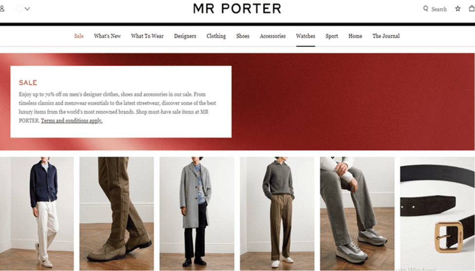 Mr Porter Seasonal Sale
