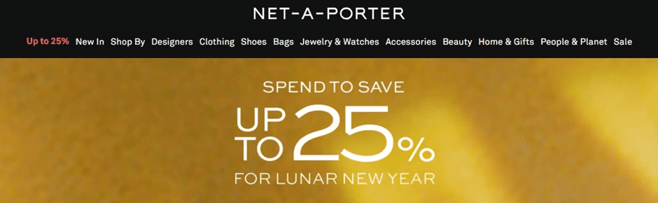 Net a porter lunar new year sale