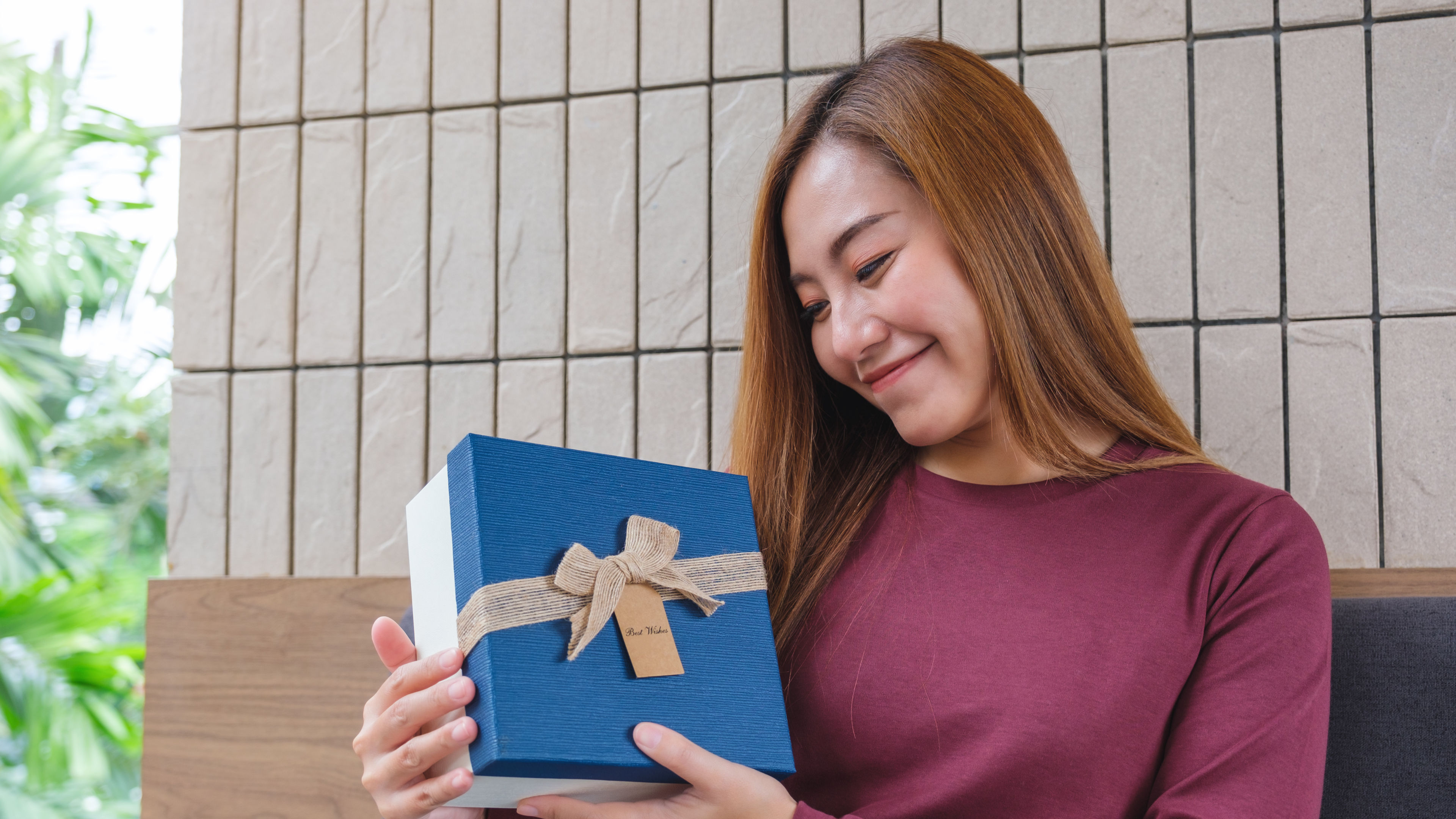 A woman with a gift
