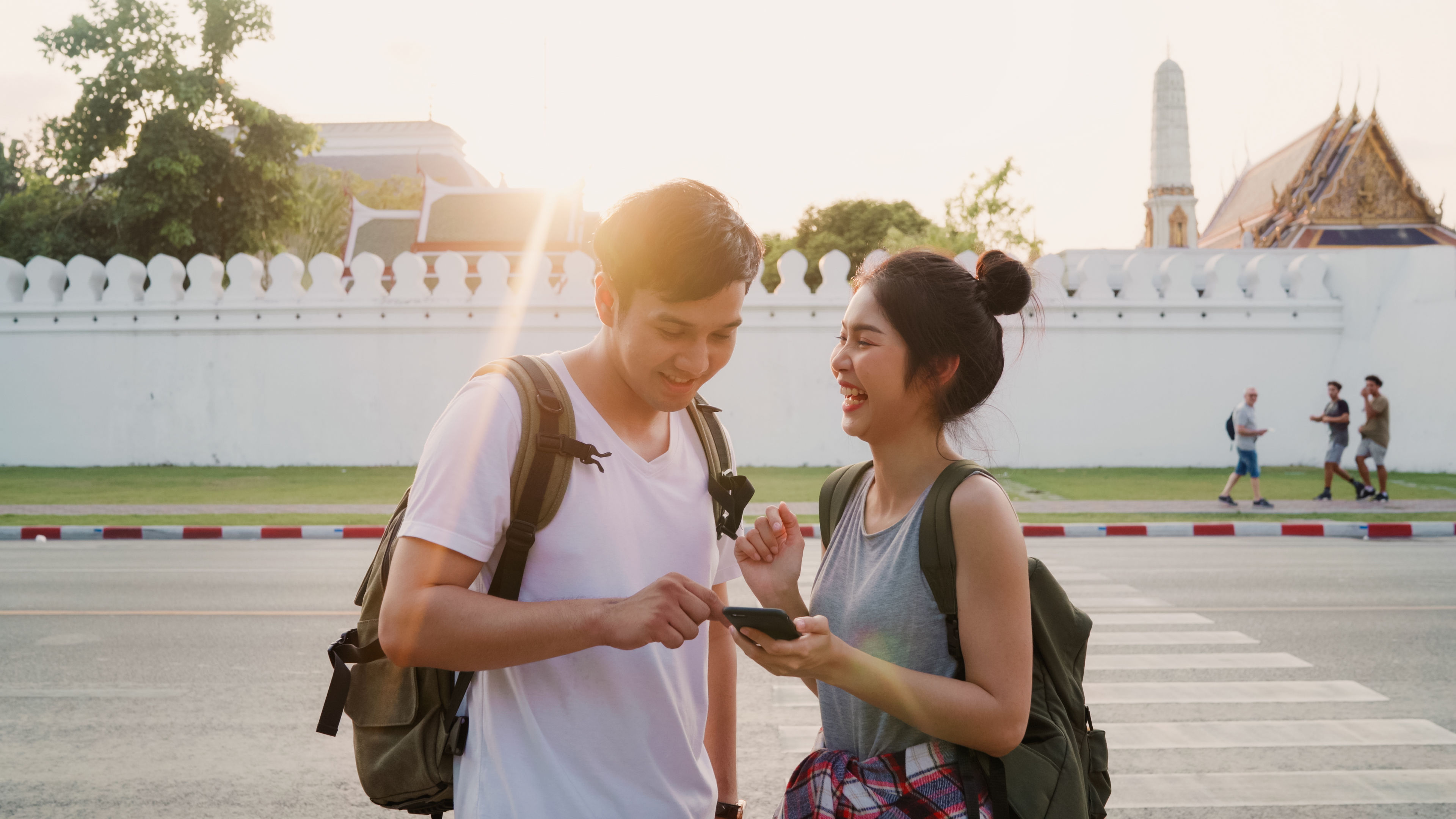 Couple on a trip