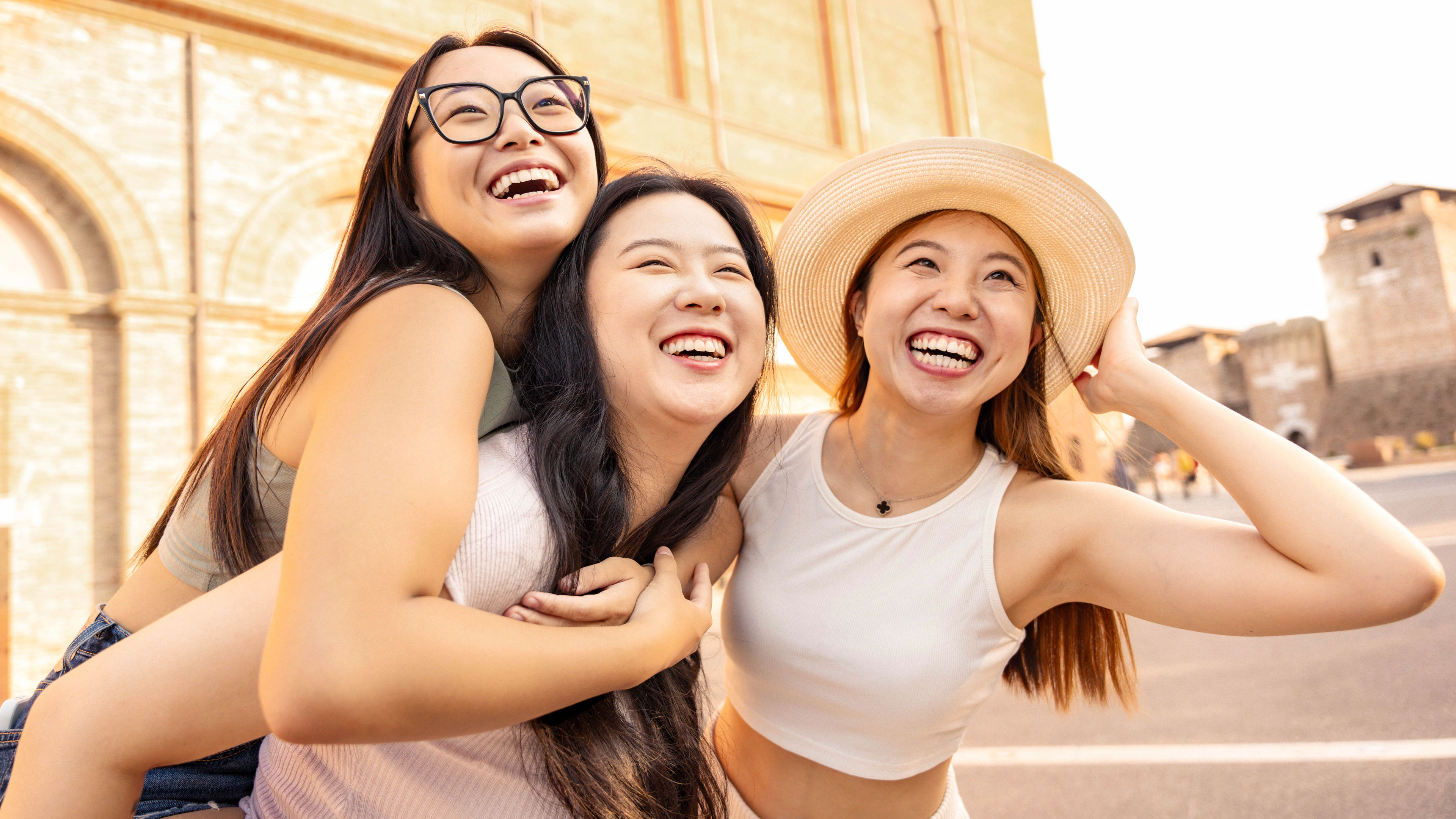 Women enjoying a vacation