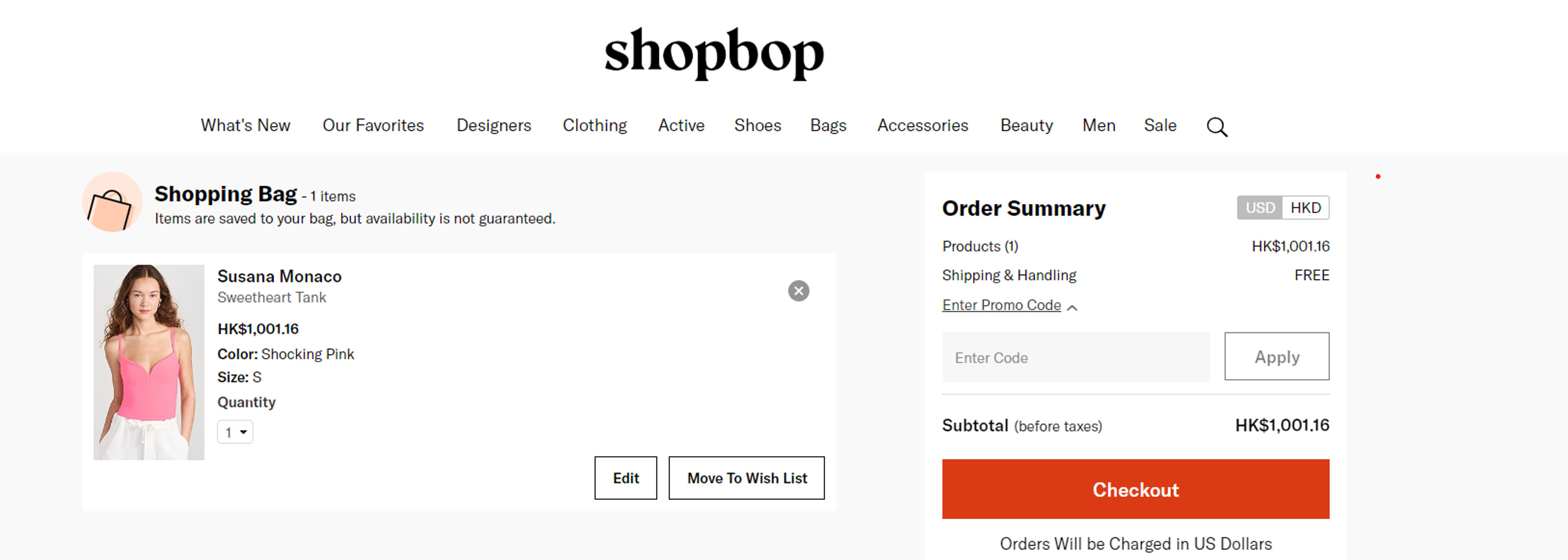 How to use Coupon for Shopbop