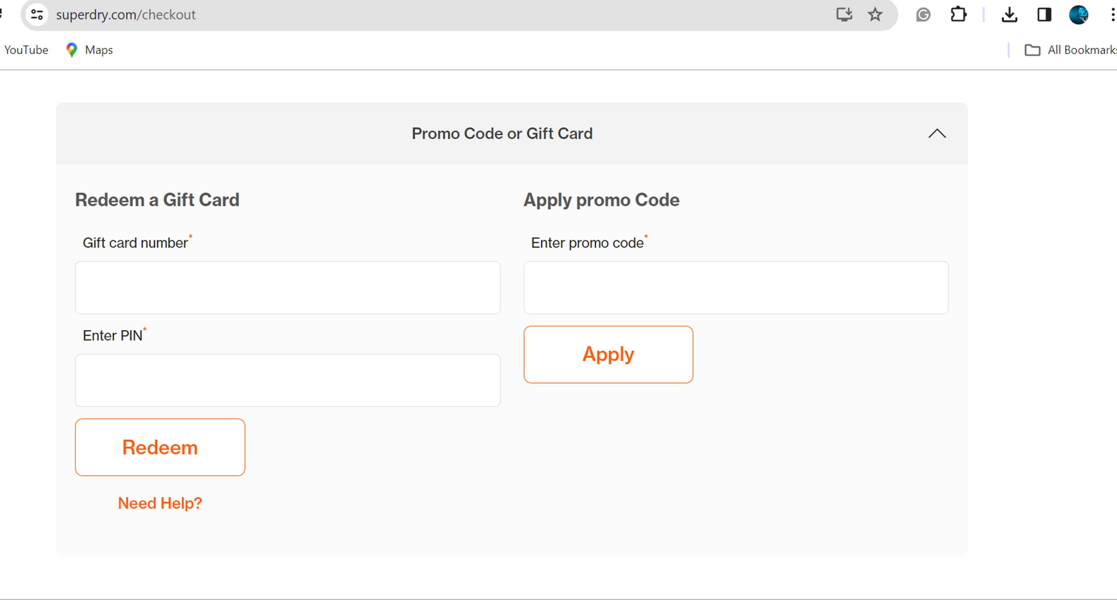 How to use Coupon for Superdry