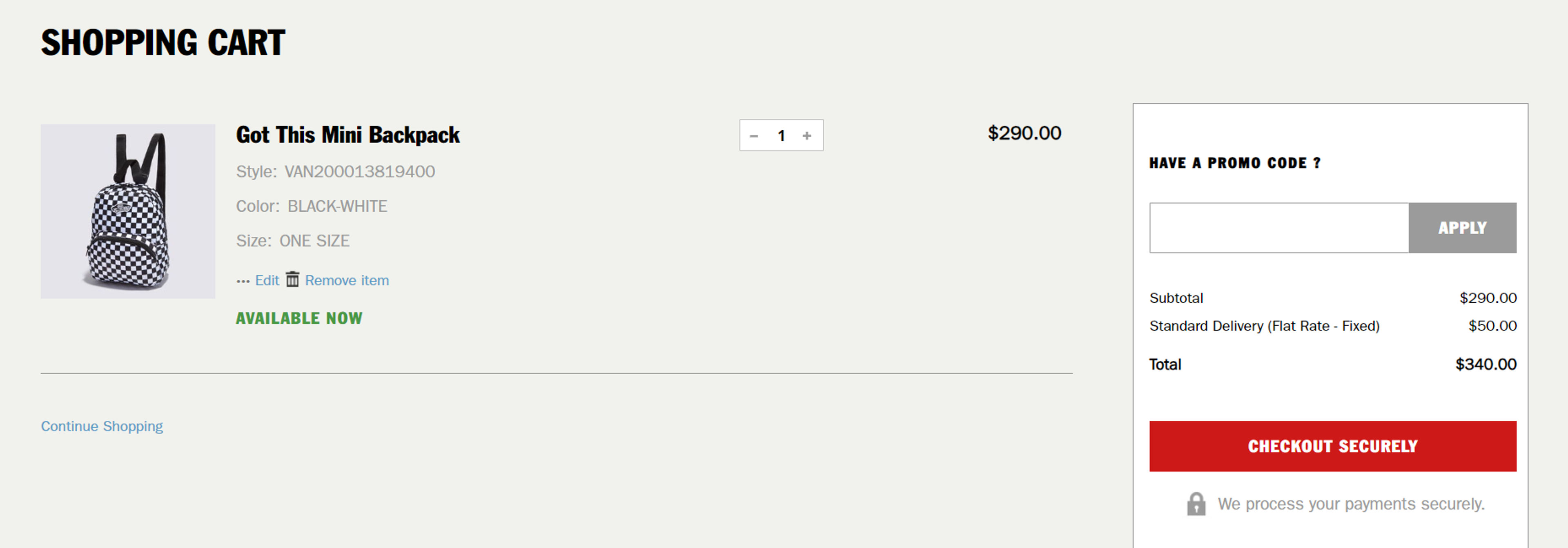 How to use coupon for Vans
